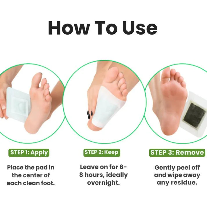 Detox Foot Patches โ Pain & Stress Relief