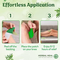 HERBAL HEAL™ Glucocare Knee Patches – Instant Pain Relief